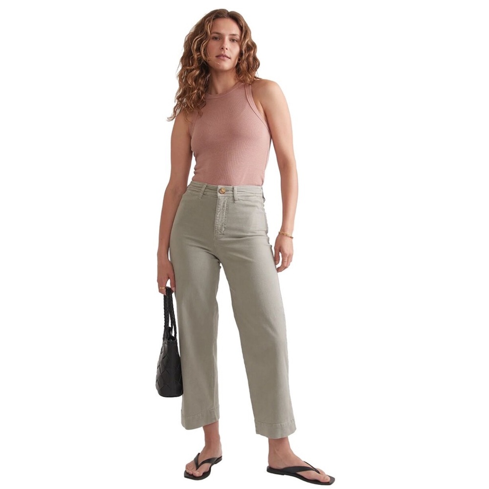 Marine Layer//Bridget Wide Leg Crop Pant